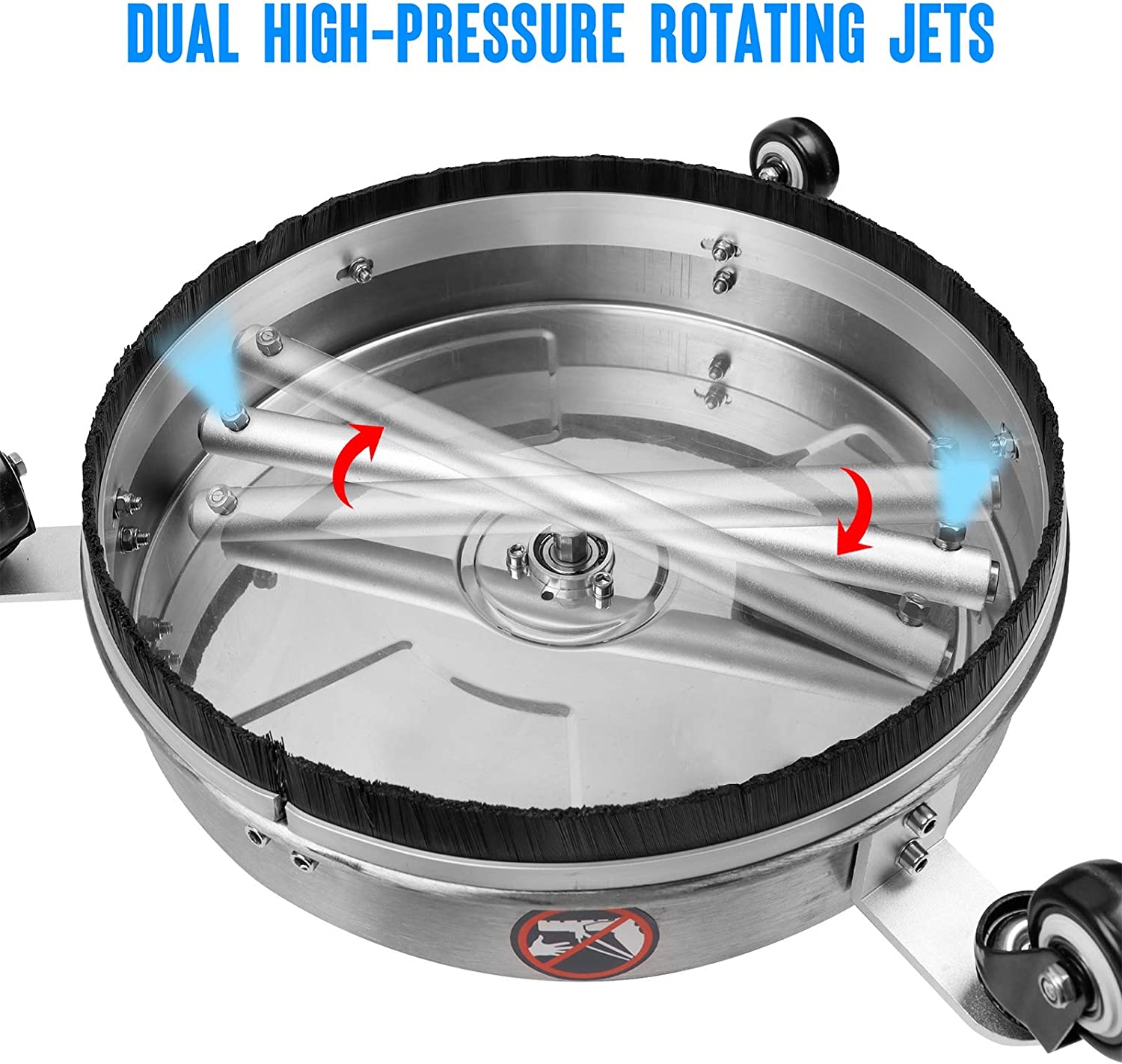 4000PSI 15 Inch Pressure Washe - Wheel Cleaner Alloy ulasan dan harga