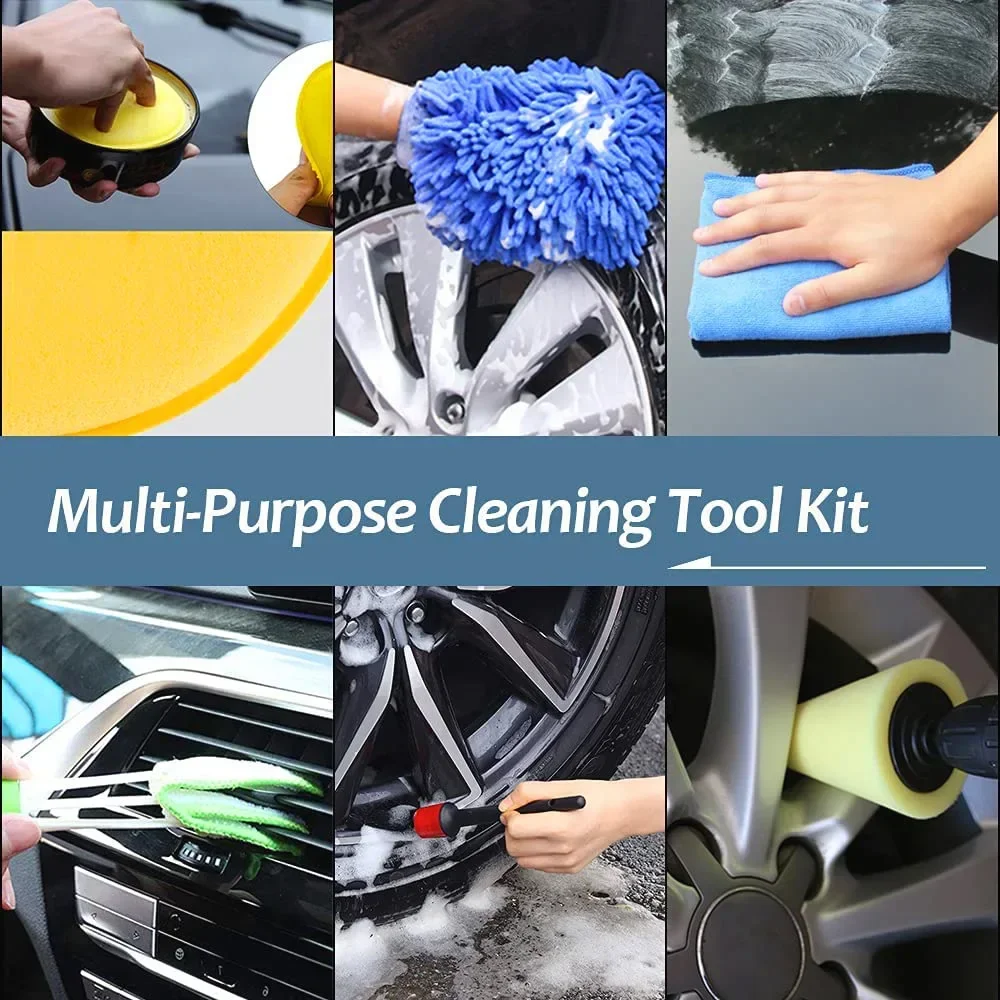 New Car Detailing Cleaning Kit - Detailing Brush Set ulasan dan harga