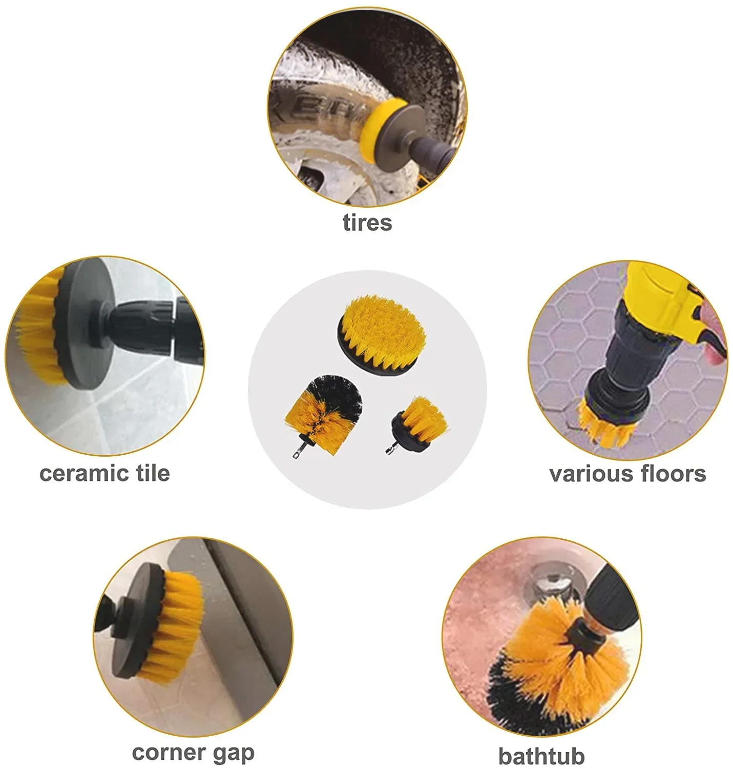New Car Detailing Cleaning Kit - Detailing Brush Set ulasan dan harga