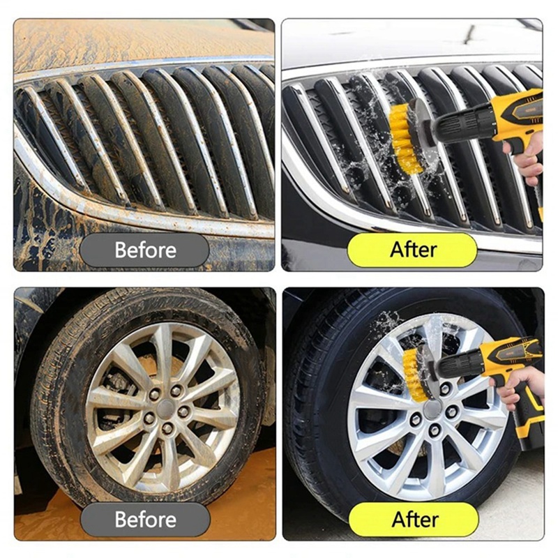 15pcs Electric Floor Scrubber  - Car Cleaning Brush ulasan dan harga