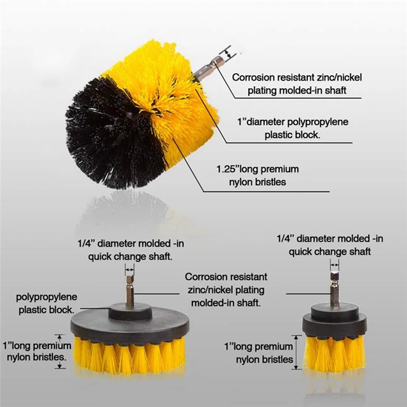 15pcs Electric Floor Scrubber  - Car Cleaning Brush ulasan dan harga